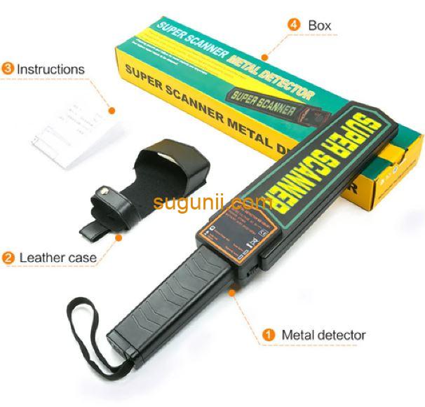Détecteur de métaux portatif (Sécurité) – SUPER SCANNER