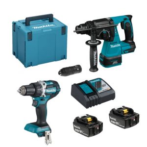 SET visseuse et perforateur 18V – Makita DLX2191TJ
