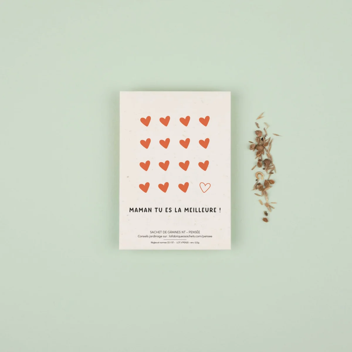 Sachet de graines | Maman tu es la meilleure – Image 2