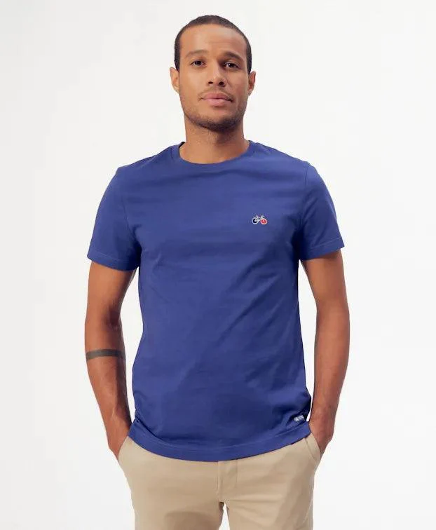 Tee-shirt Baptiste | Vélo bleu indigo – Image 2